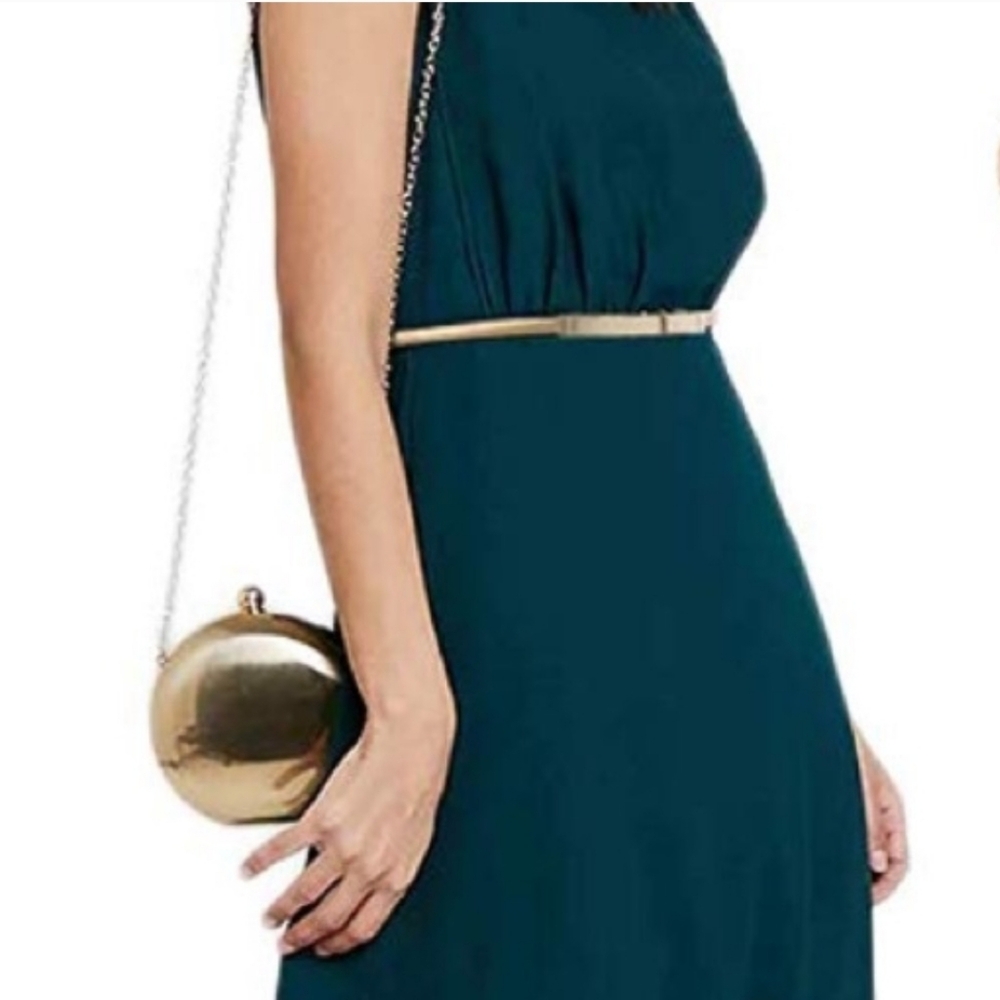 GRACE KARIN Belt Skinny Metal Cinch Gold Waistband Elastic Waist Belt‎ XL